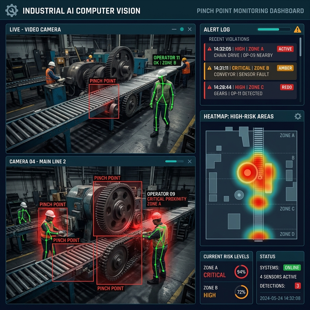Skeletal Pose + Heatmap Analitik